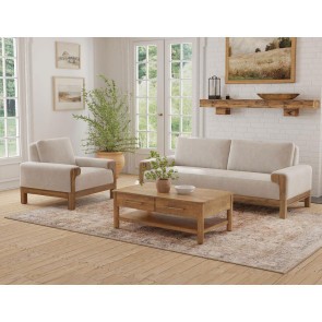 Sedona Living Room Set (Snow)