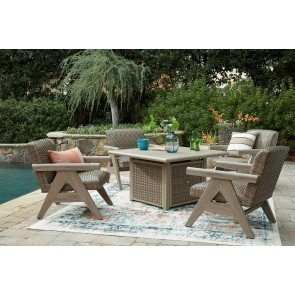 Haven Retreat Outdoor Fire Pit Set