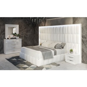 Orion Storage Bedroom Set w/ Carmen Case Pieces