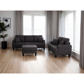 Cinderford Dark Gray Living Room Set