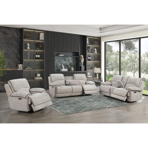 Camden Power Reclining Living Room Set w/ Power Headrests