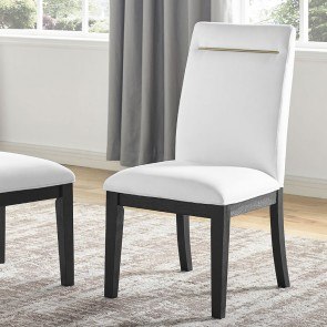 Yves Side Chair (White) (Set of 2)