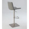 Gray Ribbed Back and Seat Pneumatic Stool