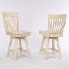 Antique White Mission Back Counter Stool (Set of 2)