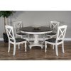Carriage House Round Dining Room Set w/ X-Back Chairs