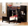 Willoughby Loft Bed w/ Twin Bed (Black)