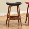 24 Inch Counter Height Stool (Black) (Set of 2)