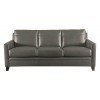 Fletcher Leather Sofa (Charcoal)