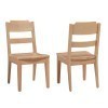 Crafted Cherry Ladderback Side Chair (Bleached) (Set of 2)