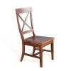 Tuscany Wood Seat Crossback Chair (Set of 2)