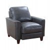 Chino Leather Chair (Grey)