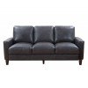 Chino Leather Living Room Set (Grey)