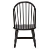 Treasures Bow Back Side Chair (Black) (Set of 2)