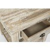 Artisans Craft End Table (Washed Grey)