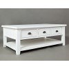 Artisans Craft Cocktail Table (Weathered White)