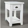 Artisans Craft Chairside Table (Weathered White)