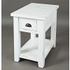 Artisans Craft Chairside Table (Weathered White)