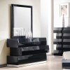 Milan Dresser and Mirror (Black)