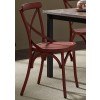 Vintage X Back Side Chair (Red) (Set of 2)