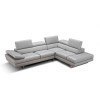 Aurora Leather Right Chaise Sectional