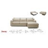 Jenny Right Chaise Sleeper Sectional