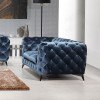 Glitz Living Room Set (Blue)