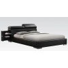 Manjot Upholstered Storage Bed (Black)