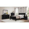 Mayville Sleigh Bedroom Set (Black)