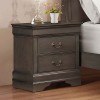 Mayville Nightstand (Stained Grey)