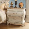 Chantelle Panel Bed (Pearl White)