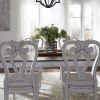 Magnolia Manor Pedestal Dining Set w/ Wood Chairs