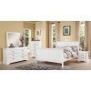 Louis Philippe III Youth Bedroom Set (White)