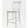 Simplicity X Back Counter Height Stool (Dove) (Set of 2)