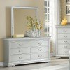 Louis Philippe Youth Sleigh Bedroom Set (Platinum)