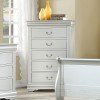 Louis Philippe Youth Sleigh Bedroom Set (Platinum)