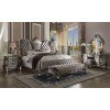 Versailles Upholstered Bedroom Set (Antique Platinum)
