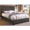 Chloe Upholstered Bed (Charcoal)