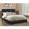 Dorian Youth Upholstered Bed (Black)