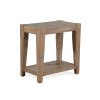 Durango Weathered Brown Chairside Table
