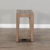 Durango Weathered Brown Chairside Table