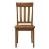 Simplicity Rectangular Dining Set w/ Slat Chairs (Honey)