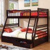 Cooper Twin/ Full Bunk Bed (Cappuccino)