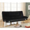 Black Sofa Bed w/ Built-In Bluetooth