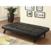 Sofa Bed w/ Red Stitching