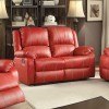 Zuriel Reclining Living Room Set (Red)