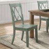 Janina Teal Side Chair (Set of 2)