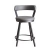 Appert Swivel Counter Height Chair (Gray) (Set of 2)