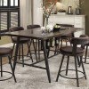 Appert Counter Height Dining Room Set w/ Black Chairs