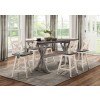 Amsonia Counter Height Dining Set w/ White Chairs