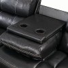 Willemse Reclining Sofa (Black)